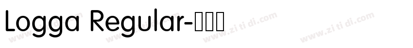 Logga Regular字体转换 Logga Regular字体转换